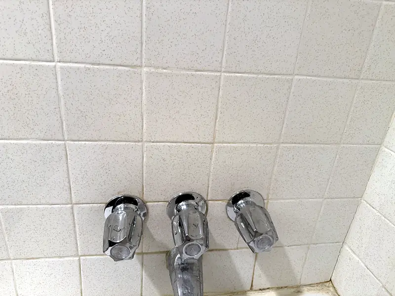 Three-handle tub valve, after