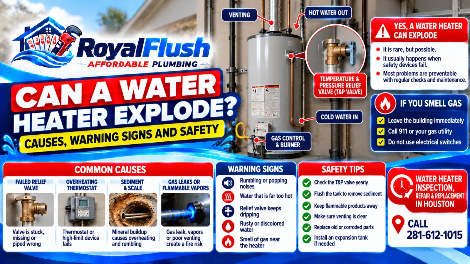 Can a Water Heater Explode? Causes, Warning Signs and Safety