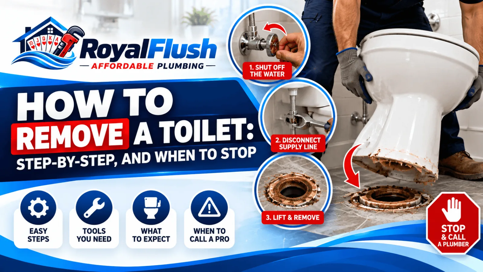 How to Remove a Toilet: Step-by-Step, and When to Stop