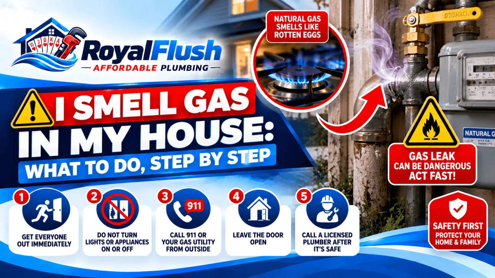 I Smell Gas in My House: What to Do, Step by Step