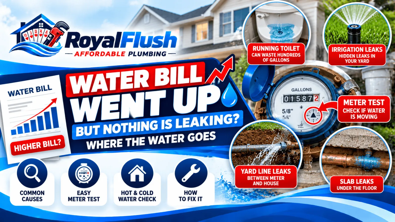 Water Bill Went Up but Nothing Is Leaking? Where the Water Goes