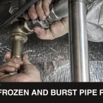frozen and burst pipe repair