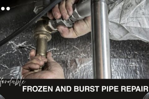 frozen and burst pipe repair