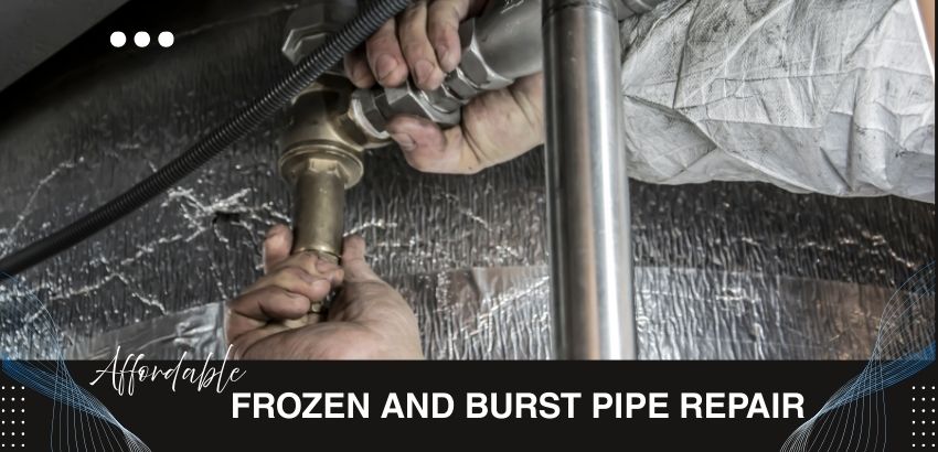 frozen and burst pipe repair