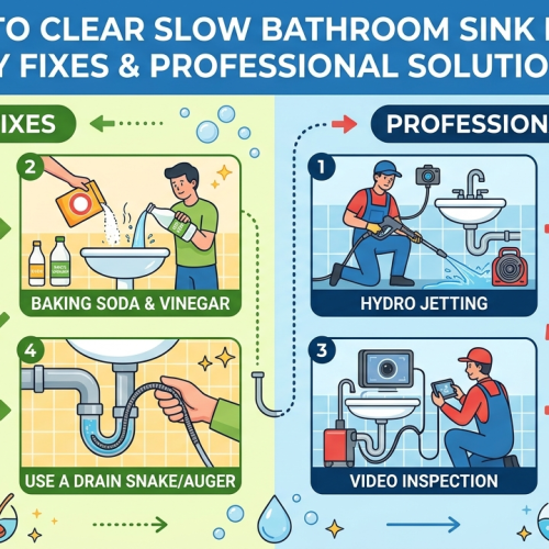 How to Clear Slow Bathroom Sink Drain DIY Fixes & Professional Solutions