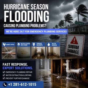 this hurricane season be pre alert and safe with hurricane plumbing prep Houston cheklist by royal flush plumbing